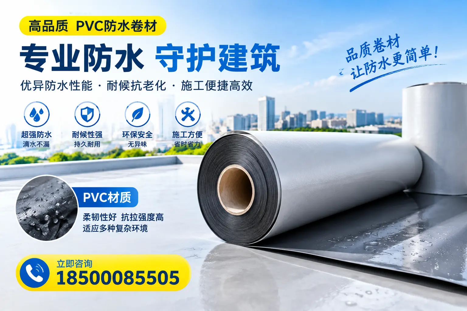 PVC防水卷材的安全性分析，福州居民需了解的知识